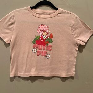 Strawberry Shortcake Cutie  Pie CropTop. License Merchandise. Cotton. Size Small
